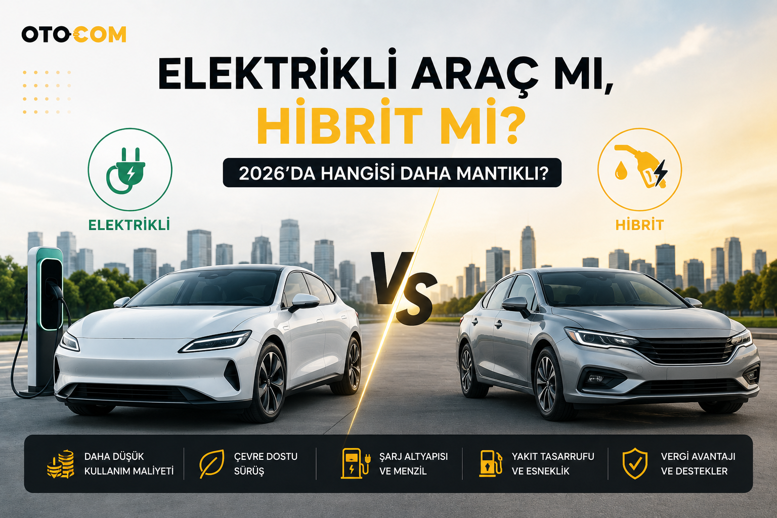 Elektrikli Araç mı, Hibrit mi? 2026’da Hangisi Daha Mantıklı?