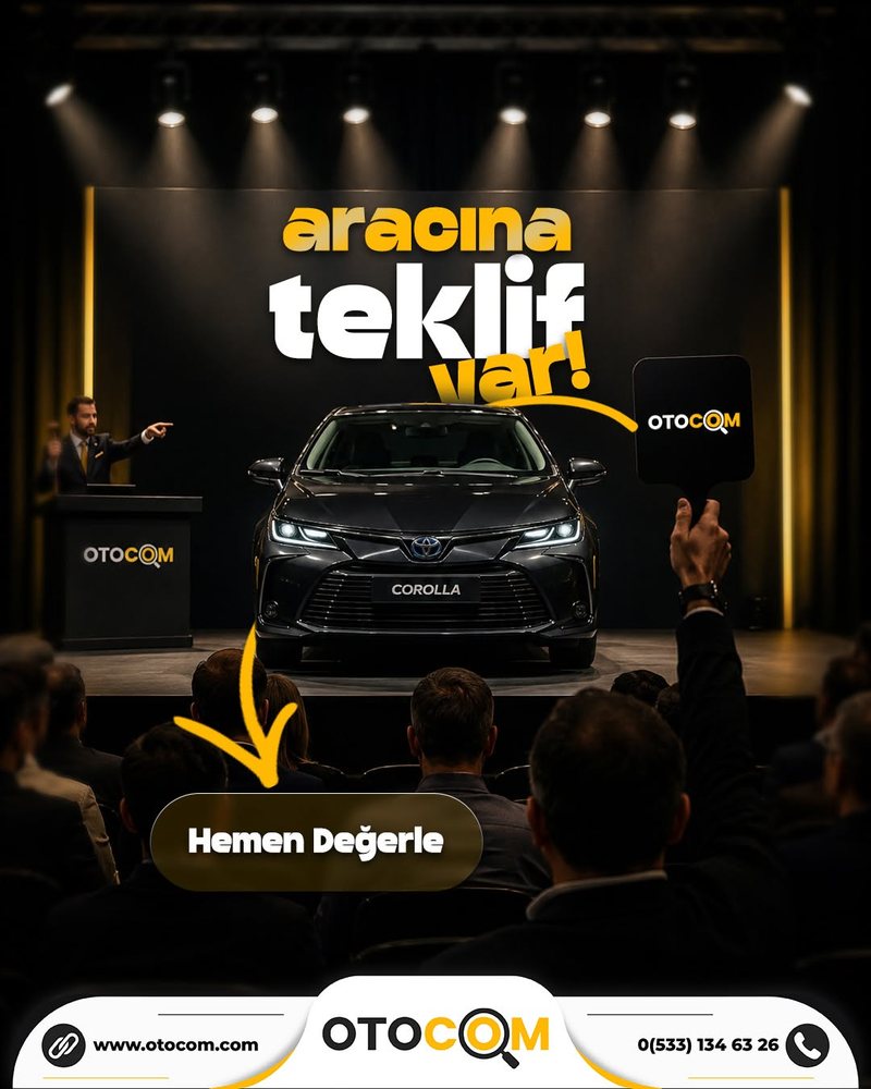 OTOCOM Instagram gönderisi: Aracına teklif var!